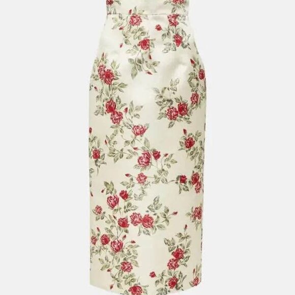 Gorgeous Emilia Wickstead Lorinda floral pencil skirt Size 6 - Picture 4 of 10